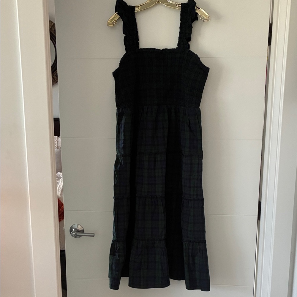 J. Crew Dark Plaid Dress